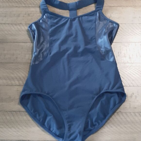 Capezio One Piece Blue Swimsuit NWOT - Picture 1 of 5